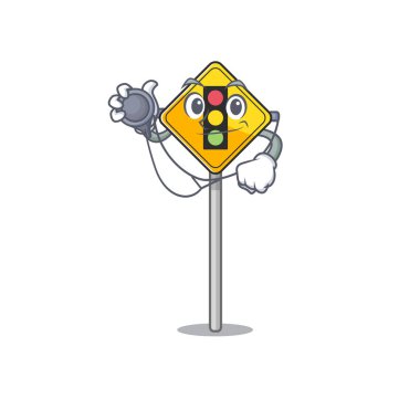 Karikatürde trafik ışığı var.