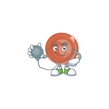 Doktor bronz sikke koleksiyonu için çizgi film karakteri.