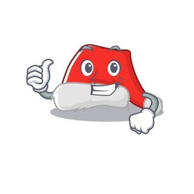 Çizgi film dolabında saklanmış Noel Baba şapkası.