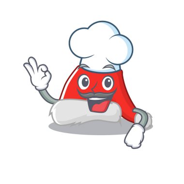 Şef Noel Baba şapkası karikatür dolabında tutulur.