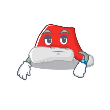 Noel Baba şapkasını beklemek karakter çekmecesinin üzerinde katlanır.