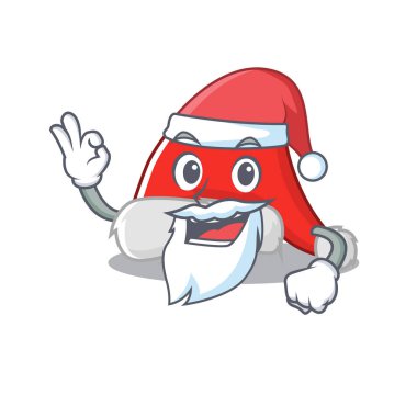 Noel Baba şapkası karakter çekmecesinin üzerine katlanır.