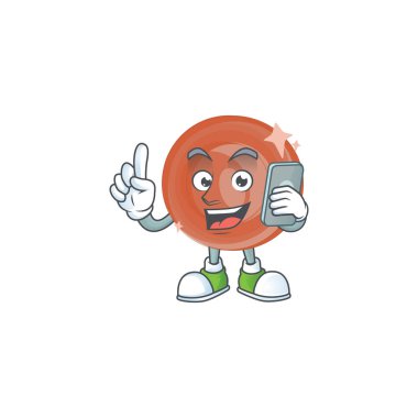 Koleksiyon için bronz sikke çizgi film karakteriyle.