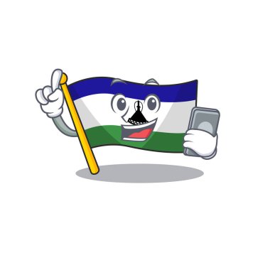 Karakter şekilli lesotho maskotuyla