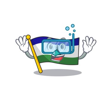 Dalgıç bayrağı karikatür direğine asıldı