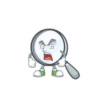 Araştırma aracı olarak kızgın gümüş büyüteç.