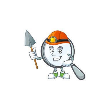 Araştırma aracı olarak madenci gümüş büyüteç.