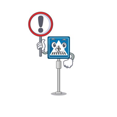 Karakter masasındaki işaret tabelalarıyla.