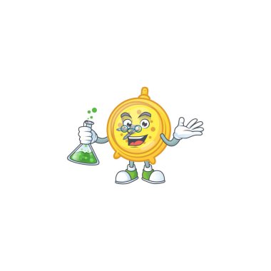 Profesör alarm saati maskotlu çizgi film karakteri