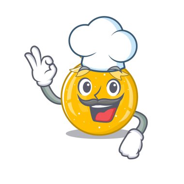 Şef noel balosu altın şekilli çizgi film