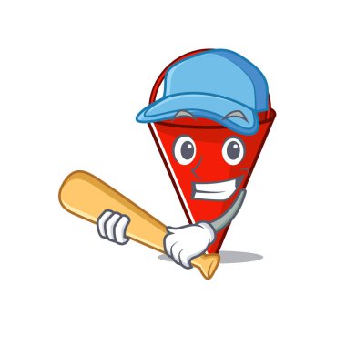 Çizgi filmde beyzbol ateş kovası maskotu şeklinde oynuyorum.