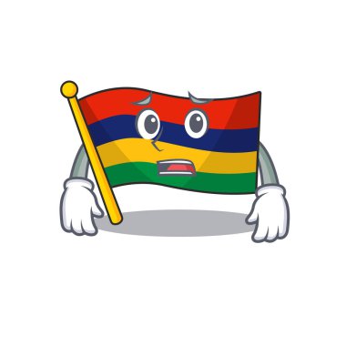Korkarım ki Mauritius bayrağı maskot dolabında tutuluyor.
