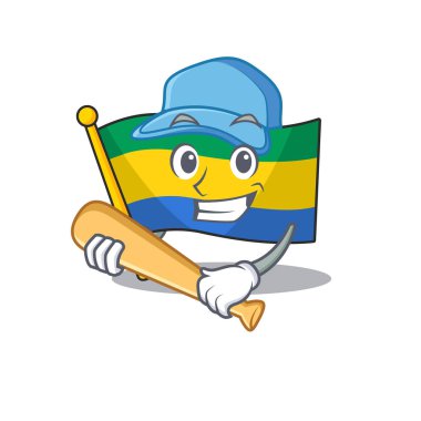 Çizgi film şekliyle beysbol bayrağı gabonu oynuyorum.