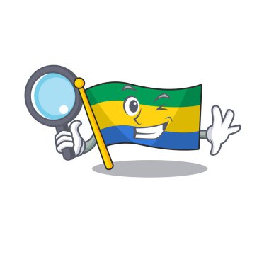 Dedektif Gibson maskot direğinde dalgalanıyor.