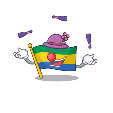 Çekmece karakterinde depolanmış bayrak jonglörlüğü