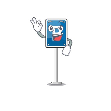 Tamam, karakter masasında oyuncak park tabelası.