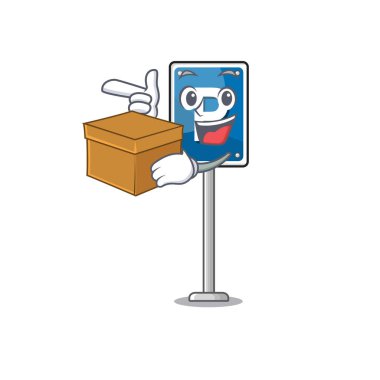 Karakter masasında kutu oyuncağı yazısıyla