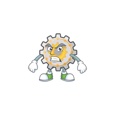 Çığlık makinesi maskotlu çizgi film karakteri