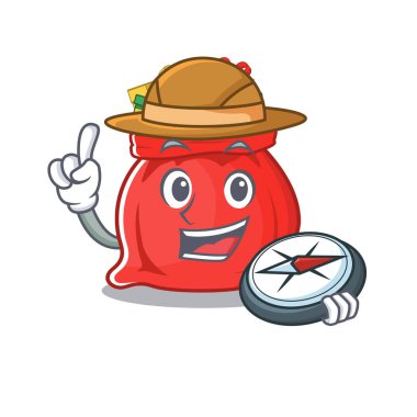 Karakter şekilli Noel Baba çantası.