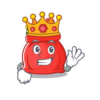 Kral oyuncak noel baba çanta çizgi film şekli