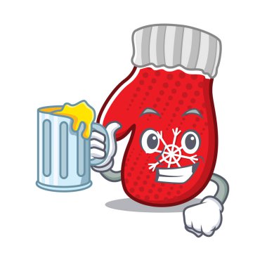 Meyve suyu, Noel eldiveni, maskot şeklinde.