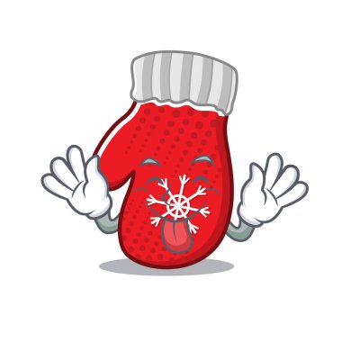 Dil çıkarma eldiveni karakterlerle katlanır.