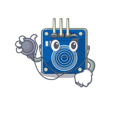 Doktor dokunmatik sensör karakterde izole