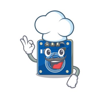 Şef karikatür şekilli dokunmatik sensör