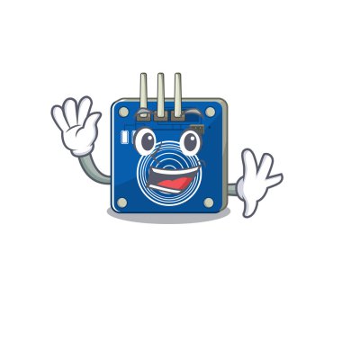 Çizgi film şekilli el sallama sensörü