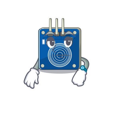 Waiting touch sensor toy above cartoon chair