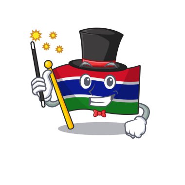 Sihirbaz bayrağı, maskot çekmecesine yerleştirilmiş.