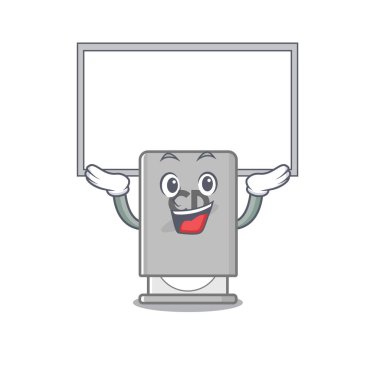 Karikatürle izole edilmiş romantik sürücü maskotu.