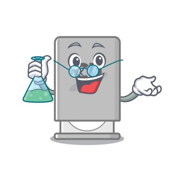 Profesör rom maskot masasının üstünde.