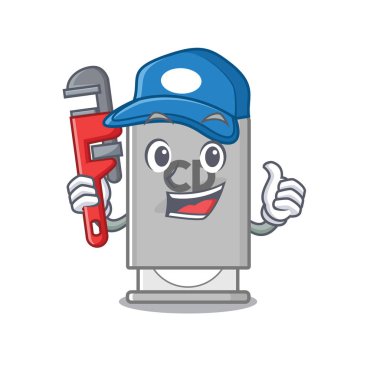 Tesisatçı romantik oyuncakları karakter sandalyesinin üzerine sürükler