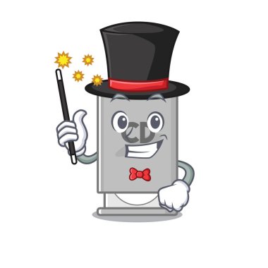 Sihirbaz oyuncakları karakter koltuğunun üzerine sürer.