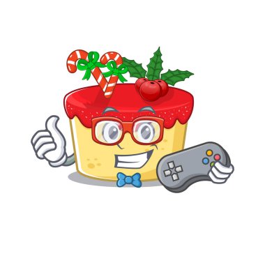 Oyuncuların noel kurabiyeleri şekilli çizgi filmde