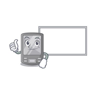 Bir karakter üzerinde kurul kişisel dijital asistanı ile başparmağınızı kaldırın