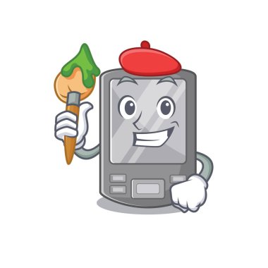 Bir karakter üzerinde sanatçı kişisel dijital asistanı