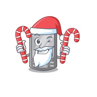 Noel Baba kişisel dijital oyuncak karakter asistanı şekline sahip