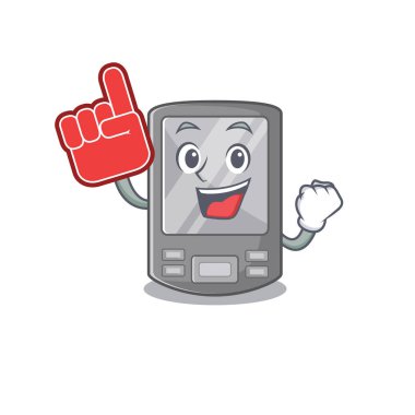 Köpük parmak dijital oyuncak yardımcı karakter şekli