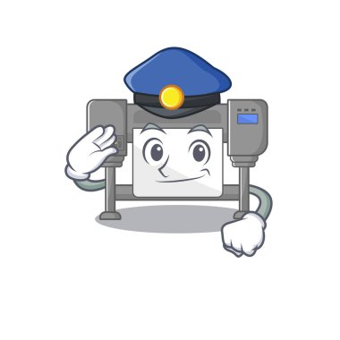 Polis ressamları mı? bir karakter şekli ile