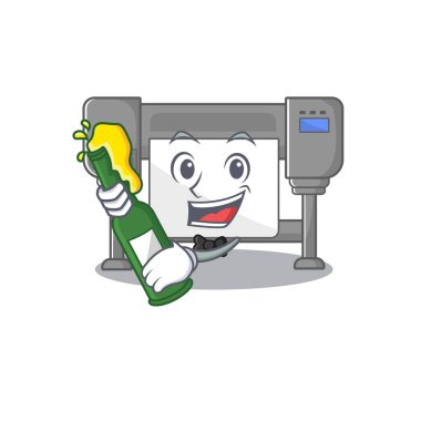 Maskot koltuğunda bira oyuncakları var.