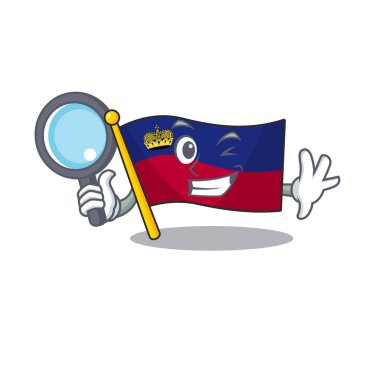 Dedektif Flaechtenstein karikatür direğinin üstüne kaldırıldı.