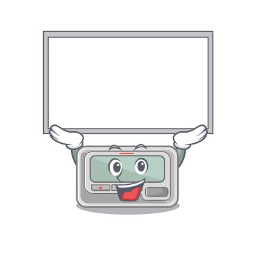 Maskot şeklinde bir çağrı cihazı.