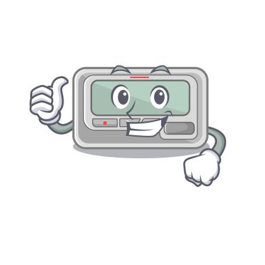 Çizgi film masasının üzerine yerleştirilmiş çağrı cihazı.