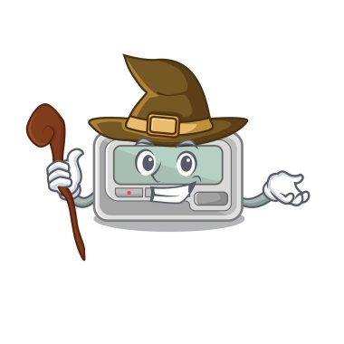 Karakter şeklinde bir cadı oyuncak çağrı cihazı.