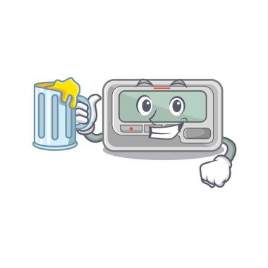 Karakter şeklinde meyve suyu oyuncağı çağrı cihazıyla