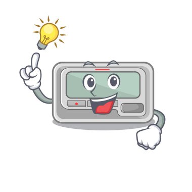 Karakterle izole edilmiş bir çizgi film düşün.