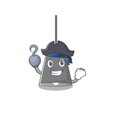 Maskot şekilli korsan kolye lamba karikatürü