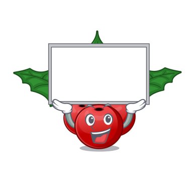 Güvertede Noel 'de Kutsal Böğürtlen bir çizgi filmde